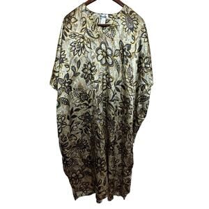 Winlar Kaftan Caftan Dress Long Woman Gown Maxi House Dress Helen Roper 70s